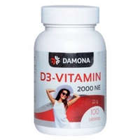  Damona d3-vitamin 2000ne tabletta 100db