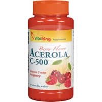  Vitaking acerola c-vitamin rágótabletta 500mg 40 db