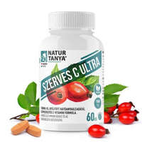  Naturtanya szerves c ultra 1500 mg retard c-vitamin csipkebogyó kivonattal tabletta 60 db