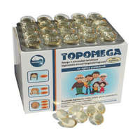  Topomega Omega-3 tartalmú lágyzselatin étrend-kiegészítő kapszula 100 db