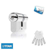 TITAN TITAN i6 zárbetét 30/30mm fúrásvésett 5 fúrt kulcs matt nikkel 3286610