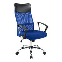 TimelessTools Ergonomikus irodai szék magasított háttámlával kék HOP1000998-3