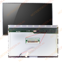 Chimei InnoLux N133I1-L03 Rev.A2 kompatibilis fényes notebook LCD kijelző