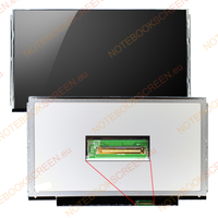 AU Optronics B133XW01 V.0 kompatibilis fényes notebook LCD kijelző