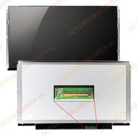 AU Optronics B133XW01 V.5 kompatibilis fényes notebook LCD kijelző