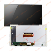 Samsung LTN156AT03 kompatibilis fényes notebook LCD kijelző