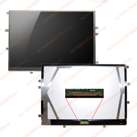 LG/Philips LP097X02 (SL)(AA) kompatibilis fényes notebook LCD kijelző