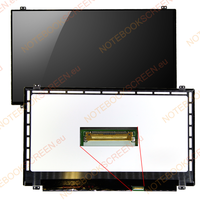 Samsung LTN156HL01-104 kompatibilis fényes notebook LCD kijelző