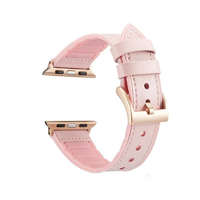 Nubo Apple Watch kívül bőr belül szilikon okosóra pótszíj