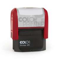 Colop Bélyegző, COLOP "Printer 20" piros ház/fekete párna