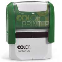 Colop Bélyegző, COLOP "Printer 20" zöld ház/fekete párna