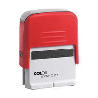 Colop Bélyegző, COLOP "Printer C 20" piros ház/fekete párna