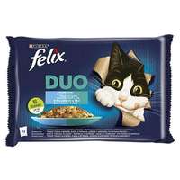 Felix Állateledel alutasakos FELIX Fantastic DUO macskáknak halas válogatás aszpikban 4x85g