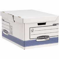 Fellowes Archiváló konténer csapófedéllel, karton, 310 x 390 x 560 mm., Bankers Box System by Fellowes® 2 db/csomag, kék/fehér