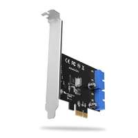 Axagon Axagon PCEU-034VL 4 db belső USB3.2 portos 1 sávos PCI-Express kártya