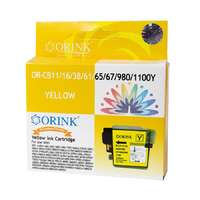 Orink Brother CB11/LC980/LC1100XL tintapatron yellow (utángyártott Orink)