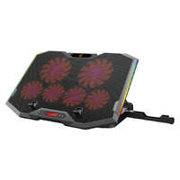 Conceptronic Conceptronic Notebook Hűtőpad 15,6"-ig - THANA05B (USB, 1x12,5cm, állítható magasság, csúszásmentes, fekete)
