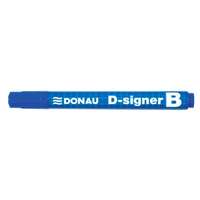 Donau Táblamarker, 2-4 mm, kúpos, DONAU "D-signer B", kék