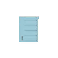 Donau Regiszter, karton, A4, mikroperforált, DONAU, kék, 50db/cs