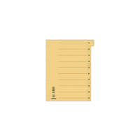 Donau Regiszter, karton, A4, mikroperforált, DONAU, citromsárga, 50db/cs