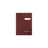 Donau Aláírókönyv, A4, 19 elválasztó lappal, karton, DONAU, vörös