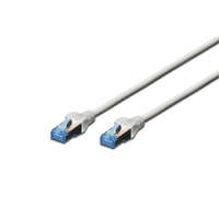 Digitus DIGITUS CAT5e F/UTP PVC 0,5m árnyékolt szürke patch kábel