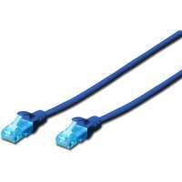 Digitus DIGITUS CAT5e U/UTP PVC 0,5m kék patch kábel