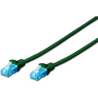 Digitus DIGITUS CAT5e U/UTP PVC 3m zöld patch kábel
