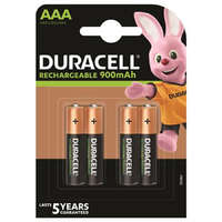 Duracell Tölthető elem, AAA mikro, 4x900 mAh, DURACELL