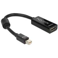 Delock Delock 65099 fekete adapter mini displayport apa > HDMI pin anya