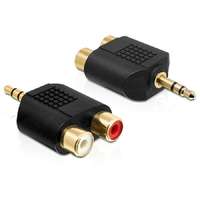 Delock Delock 65365 sztereó jack 3.5 mm 3 pin apa > 2 x RCA (Cinch) anya audio adapter