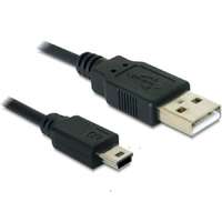 Delock Delock 82396 0,7 méter USB 2.0-A > USB mini-B 5 pin apa/apa kábel