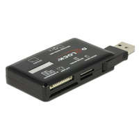 Delock Delock 91758 CF/SD/Micro SD/MS/M2/xD memóriakártyákhoz USB 3.2 kártyaolvasó