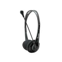 Equip Fejhallgató, mikrofonnal, vezetékes, 3,5 mm jack, EQUIP "Life", fekete