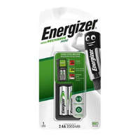 Energizer Elemtöltő, AA ceruza/AAA mikro, 2x2000mAh, ENERGIZER "Mini"