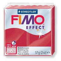 Fimo Gyurma, 57 g, égethető, FIMO "Effect", metál rubin