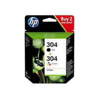 Hp HP 3JB05AE No.304 (N9K05AE+N9K06AE) fekete/színes multipack (eredeti)