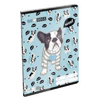 Lizzy card Füzet LIZZY CARD A5 40 lapos vonalas We Love Dogs Woof