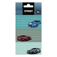 Street Füzetcímke STREET Cars 9 címke/csomag