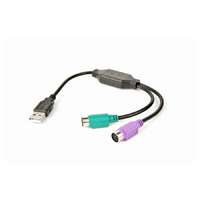 Gembird Gembird USB to PS/2 Converter Cable 0,3m Black