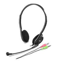 Genius Genius HS-200C jack fekete headset