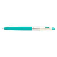 Ico Golyóstoll ICO 70 nyomógombos pasztell zöld tolltest 0,8mm kék írásszín