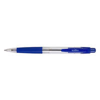 Spoko Golyóstoll SPOKO 0112 átlátszó kék tolltest, kék írásszín