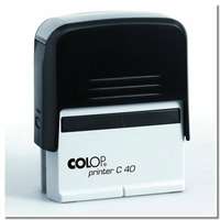 Colop Bélyegző, COLOP "Printer C 40", fekete cserepárnával