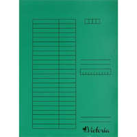 Victoria Gyorsfűző, karton, A4, VICTORIA, zöld, 5db/cs