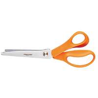 Fiskars Olló, cikkcakk, 23 cm, FISKARS "Classic", narancssárga