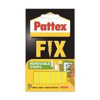 Henkel Ragasztócsík, kétoldalú, visszaszedhető, 20 x 40mm, HENKEL "Pattex Fix", 10db/cs