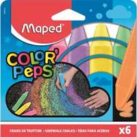 Maped Aszfaltkréta, MAPED "Color`Peps", 6 különböző szín