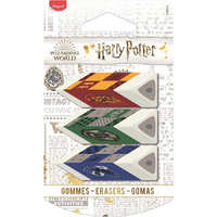 Maped hp Radír, MAPED "Harry Potter Teens Pyramid", vegyes színek, 3db/bliszt