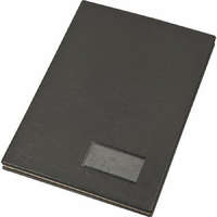 Victoria Aláírókönyv, A4, 20 részes, karton, műbőr hatású borító, VICTORIA, fekete
